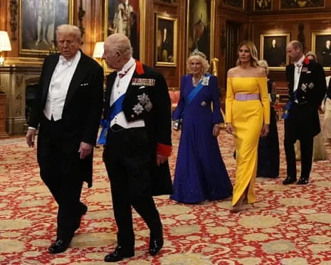 Royals Roll Out Grand Welcome Amid Demonstrations; Jimmy Kimmel Taken Off Air Due To Kirk Remarks