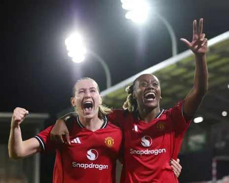 Elisabeth Terland Treble Sends United Through to Women's Champions League Group Stage
