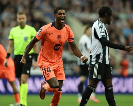 Marcus Rashford's Brace Silences The Magpies' Celebrations and Secures Barça's Victory