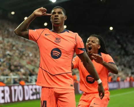 Forward spoils the Magpies' major night and insists: ‘I’m evolving at Barça’