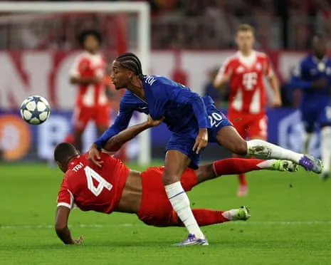 The Blues' boss explodes after the German giants defender Jonathan Tah avoids red card in UCL setback